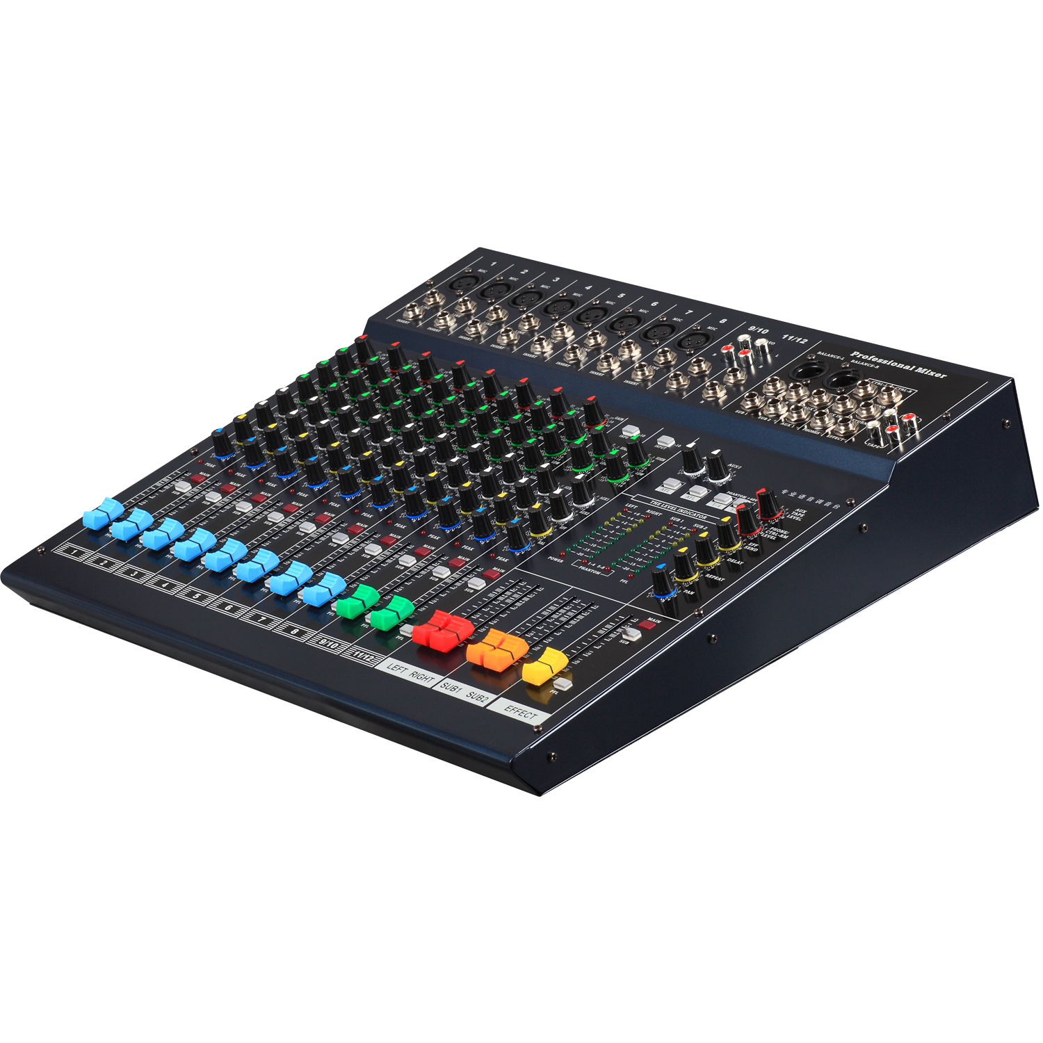 八路專業(yè)調(diào)音臺 OBT-F8/2