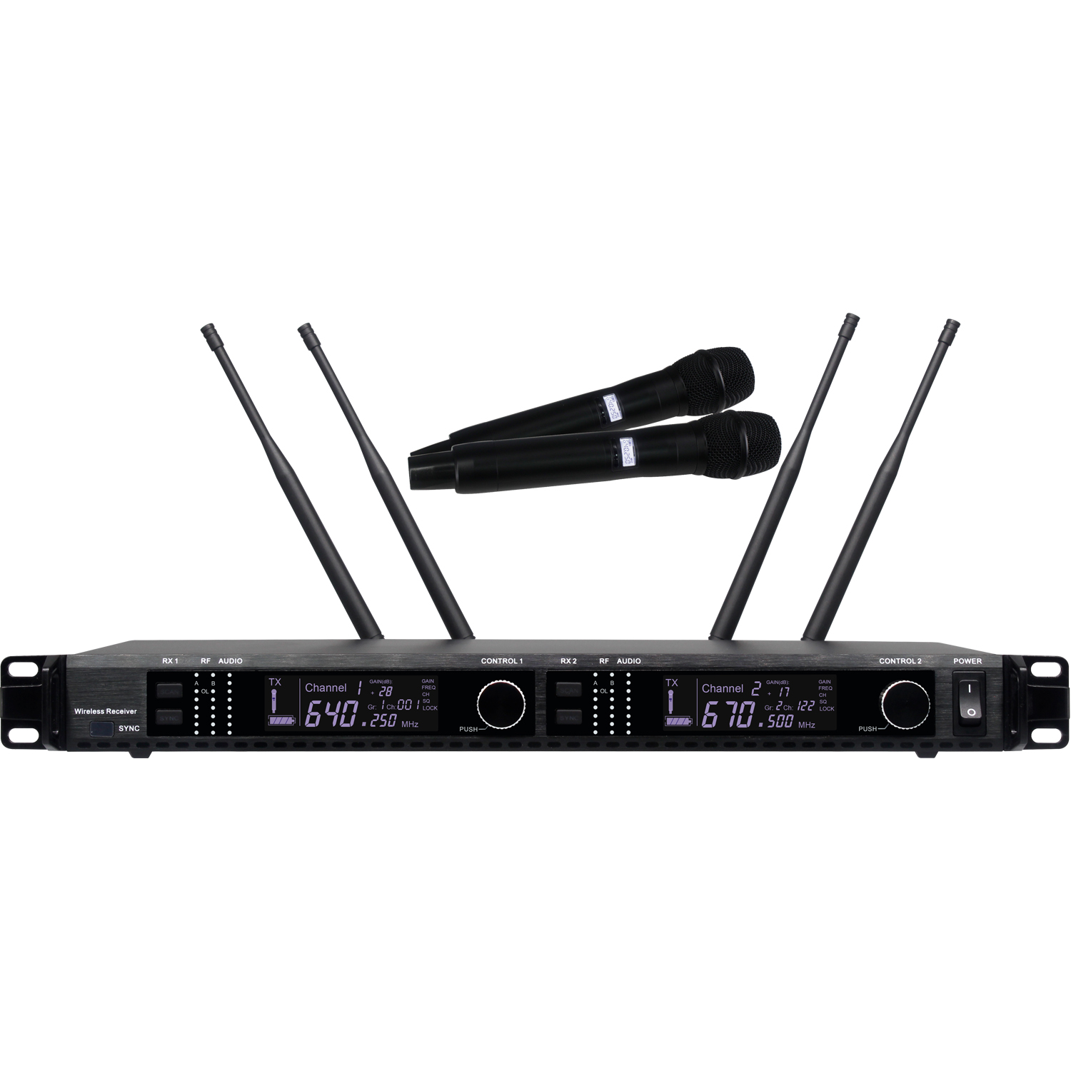 IP網(wǎng)絡真分集遠程無線話筒 OBT-IP8280